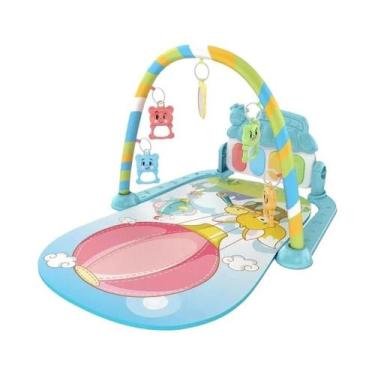 Imagem de Brinquedo De Fitness Para Bebês Recém-Nascidos, Piano Musical Com Peda