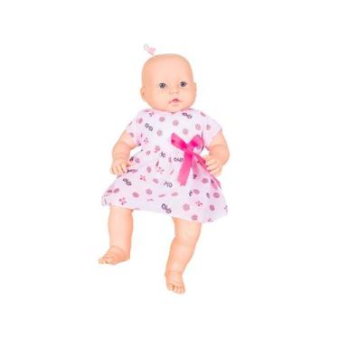 Imagem de Brinquedo Infantil Boneca Sonho Azul Sem Cabelo Cotiplás 2072, Colorid
