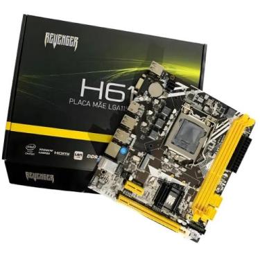 Imagem de Placa Mãe H61 Socket Lga 1155 Com M.2 Nvme Lan Giga I3 I5 I7 -G-H61/S 