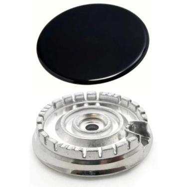 Imagem de Kit Queimador + Espalhador Boca Grande Fogão Consul - 3 Pinos - consul