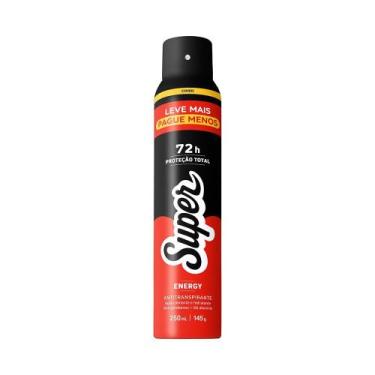 Imagem de Desodorante Antitranspirante Aerossol Cimed Super Energy 72h 250ml