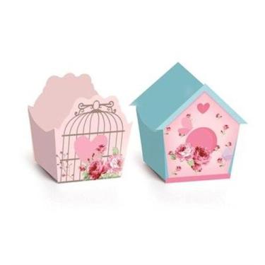 Imagem de Forminha p/doce decorada jardim encantado cromus c/24 un