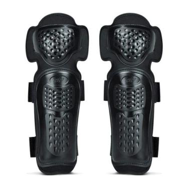 Imagem de Joelheira motocross adulto pro tork titanium, Preto, Único