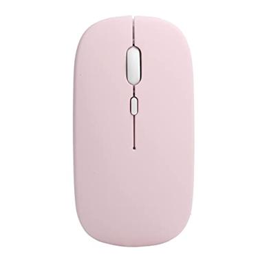 Imagem de Mouse sem fio Bluetooth 5.0 - Mouse silencioso de modo duplo para laptop - Compatibilidade forte - DPI 800/1200/1600 rosa