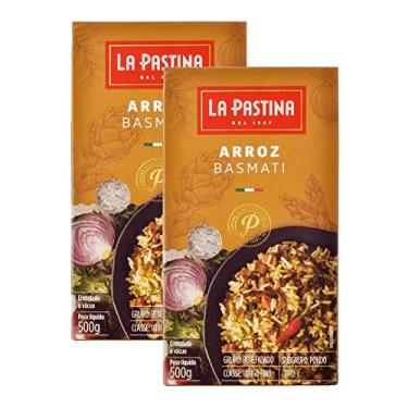 Imagem de Arroz Indiano Basmati La Pastina Kit Com 2 Unidades 500g
