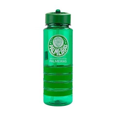 Imagem de Garrafa Plástico Canudo Retrátil 700ml - Palmeiras