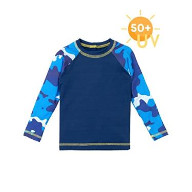 Imagem de Camiseta UV Protetora Momis Petit cor:dino; tamanho:4