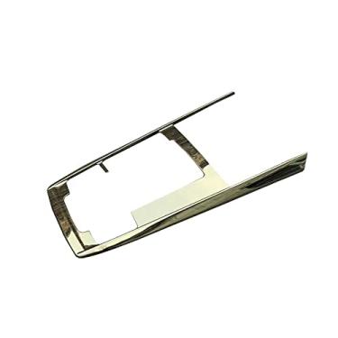 Imagem de GZBFTDH Painel de guarnição do botão de mudança de marcha do carro para Mazda CX30 2020 2021 2022, acessórios de aço inoxidável consoles centrais botas de câmbio capa moldura LHD (preto titânio escovado)