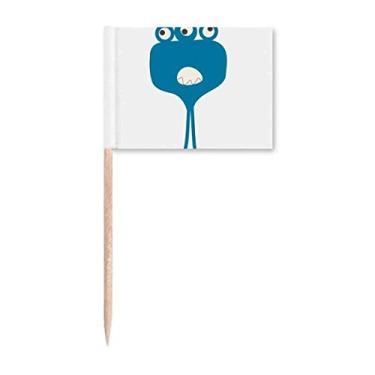 Imagem de Universo e alienígena Monster Palito de Dente Marcador Topper Decoração de Festa