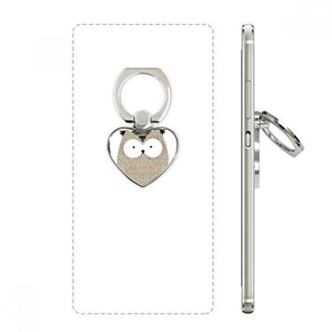 Imagem de Simplicity Estilo coruja gordinha coração anel suporte suporte universal presente
