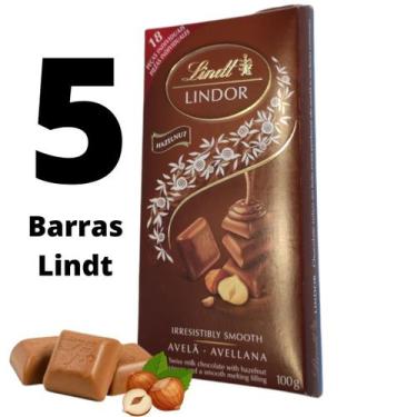 Imagem de Chocolates Lindt Recheio Cremoso Com Avelã 100G - 5 Por 4