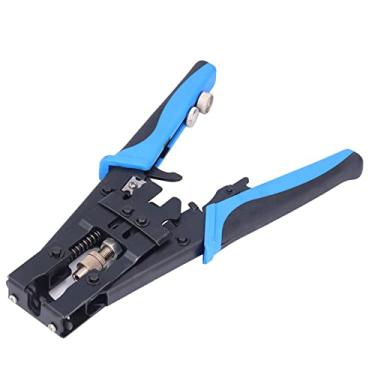 Imagem de Ferramentas de crimpagem coaxial, crimpador de cabo coaxial resistente ao desgaste para cabos RG6
