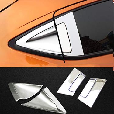 Imagem de JIERS Para Honda HR-V HRV Vezel 2014-2018, cromado para maçaneta da porta lateral traseira da tigela moldura guarnição do bisel