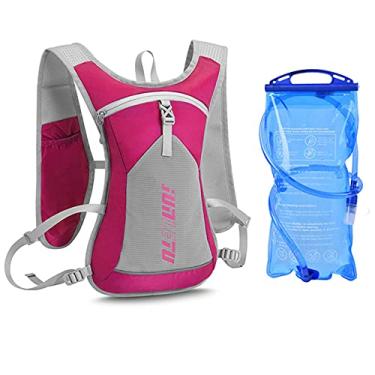 Imagem de Mochila de hidratação para corrida em trilha, mochila de corrida, mochila de ciclismo, maratona portátil, ultraleve para caminhadas 5L