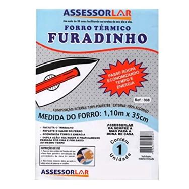 Imagem de Forro Para Tábua De Passar Roupa 1,10 M X 35 Cm Furadinho