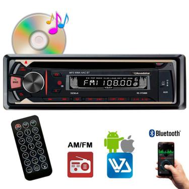 Imagem de Rádio CD Player Automotivo Bluetooth USB AM/FM Roadstar