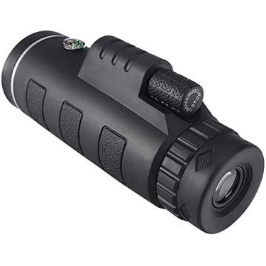 Imagem de WENKA Monocular 40X60 Zoom Monocular, telescópio de bolso com visão noturna clara e fraca com suporte para camping, telescópio monocular - o dobro do conforto