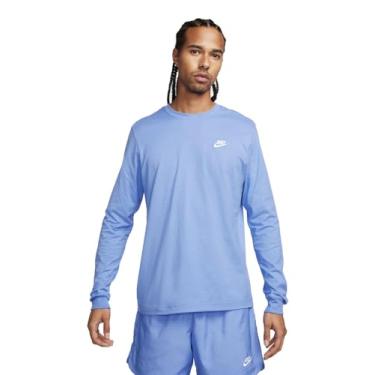 Imagem de Nike Camiseta masculina de manga comprida, Polar/branco, Large