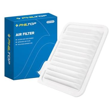 Imagem de PHILTOP Filtro de ar do motor, substituição para CA10190 GP190 MT-190 Corolla, Corolla iM, Yaris, Matrix, xD, iM, Vibe, pacote com 1