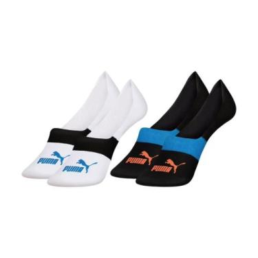 Imagem de 4 Pares De Meias Sapatilha Invisível Esportiva Sport De Algodão Cotton