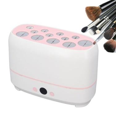 Imagem de Maquina Secador Eletrico Pincel Maquiagem USB Automatico Esponja Escov