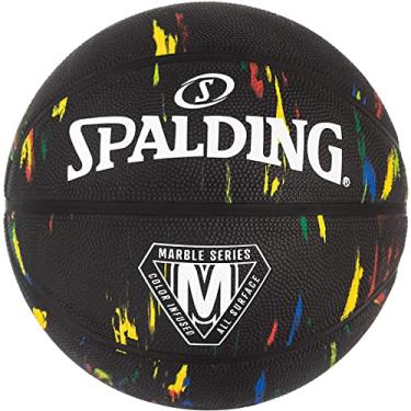 Imagem de Spalding Marble Series Black Multi-Color Outdoor Basketball 28.5"