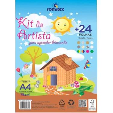 Imagem de Kit Do Artista com 30 Folhas 5661RL - Romitec
