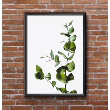 Imagem de Quadro Folhas verdes Natureza Tamanho A3 Com Moldura - RECANTOASTRALSI