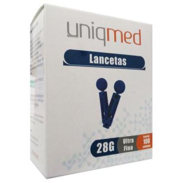 Imagem de Lanceta p/ caneta lancetadora 28g - UNIQMED