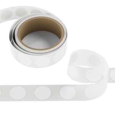 Imagem de 50 adesivos NTAG215 NFC redondos 25 mm (1 polegada) branco branco branco NTAG 215 etiquetas funcionam perfeitamente com TagMo e todos os celulares e dispositivos habilitados para NFC