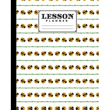 Imagem de Lesson Planner: A Well Planned Year for Your Elementary, Middle School, Jr. High, or High School Student | Organization and Lesson Planner, 121 Pages, Size 8" x 10" | Ladybugs