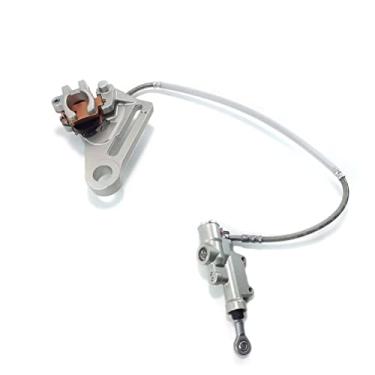Imagem de OTOM Conjunto de bomba de freio traseiro Motocross Pinça hidráulica prateada de alumínio para 125SX 125XC 150SX 150XC 250SX 250SXF 250XC TPI 250XCF 300XC 350SXF 350XCF 450SXF 450XCF FC250 350 450 0 TC12 5 250