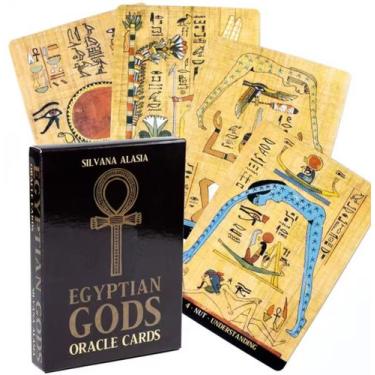 Imagem de Egyptian Gods Oracle Deck Oráculo Deuses Egípcios Baralho de Cartas de