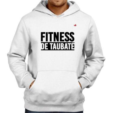 Imagem de Moletom Fitness de Taubaté - Foca na Moda, Branco, G