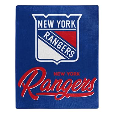 Imagem de Cobertor NORTHWEST NHL New York Rangers Raschel, 127 cm x 152 cm, assinatura