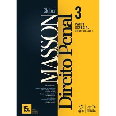 Imagem de Direito Penal - Parte Especial - (arts. 213 a 359-t) - Vol. 3 - 15ª Edição 2025