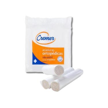 Imagem de Atadura Ortopédica 10cm x 1m com 12 Unidades Algodão Cremer