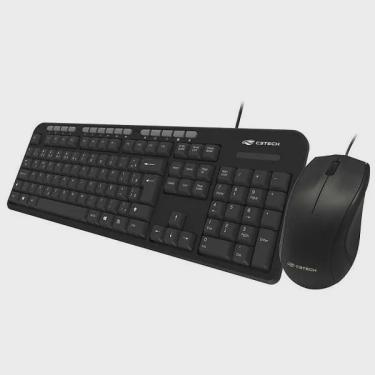 Imagem de Kit Teclado e Mouse USB KT-100BK C3 tech