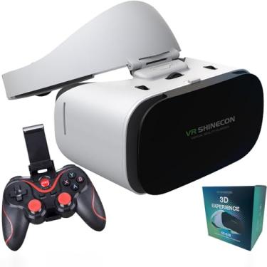 Imagem de Óculos Realidade Virtual Fones Ouvido Estéreo Óculos 3D, Óculos Realidade Virtual Para TV, Filmes, Videogames(X3)