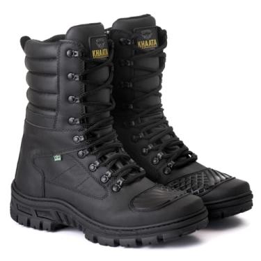 Imagem de Coturno Tática Militar Masculino Bota Motociclista Reforçado (Preto, BR, Adulto, Numérico, 38)