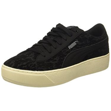 Imagem de PUMA Tênis unissex adulto Vikky Platform VR, Puma, preto, preto, 9