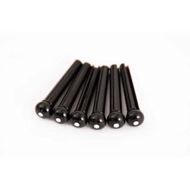 Imagem de Pino Para Cavalete De Violão Aço Csp1 Preto 6 Unidades