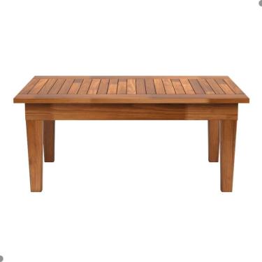 Imagem de Mesa Ripada De Centro Xangai Castanho
