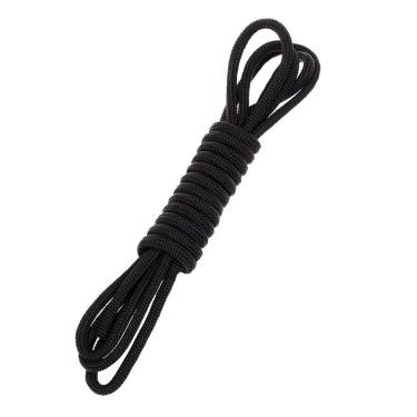 Imagem de Corda 4mm 10 Metro Preta Polipropileno Náutica Carga Camping