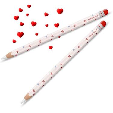 Imagem de The Mujen Apple Pencil Skin [Pacote com 2] Capa de Vinil Premium Ultra Fina 3M Ecológica Greenguard Ink Apple Pencil Capa Cobertura Completa Design Bonito – 2ª Geração (T010)