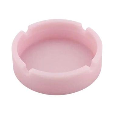 Imagem de Cinzeiro De Silicone Colorido Que Brilha No Escuro, Redondo, À Prova D