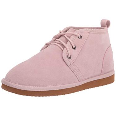 Imagem de Lugz Pantufas femininas casuais Sequoia Bootie Casual - Rosa, Rosa macio/creme/chiclete, 40