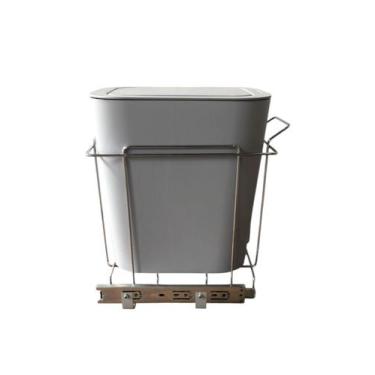 Imagem de Lixeira Aramada Desliz. 12 Litros Fix Base Click (com reservatório par