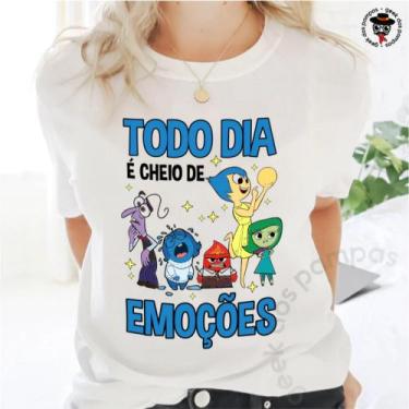 Imagem de Camiseta Divertidamente Todo Dia É Cheio De Emoções - Mina Store, Bran