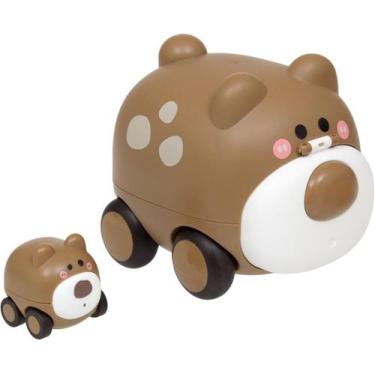 Imagem de Carrinho Animal Buba com Filhotinho Marrom